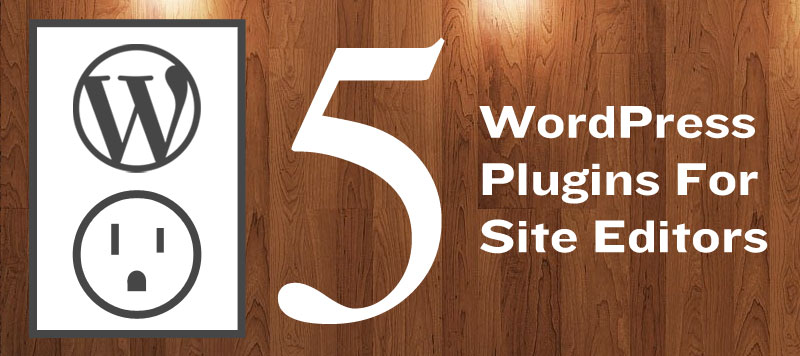 Top 5 Wordpress Plugins for Site Editors
